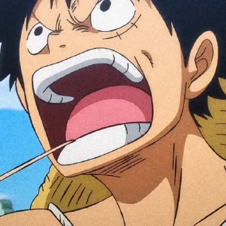 🍞 emoji ★!¡ Luffy – @LEVIOSAASTICKER Telegram sticker 6 of 80