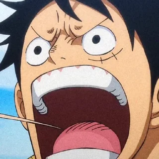 🥟 emoji ★!¡ Luffy – @LEVIOSAASTICKER Telegram sticker 15 of 80