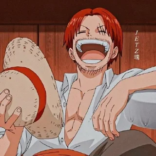 🌟 emoji Shanks😌 Telegram sticker 3 of 7