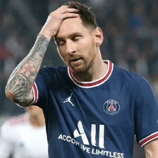 😀 emoji ⚽️🇦🇷 MESSI MOODS 🇦🇷⚽️ Telegram sticker 14 of 15