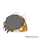 🐱 emoji 白爛貓X☆隱藏版☆ @fathousechun Telegram sticker 22 of 24