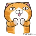 🐱 emoji 白爛貓X☆隱藏版☆ @fathousechun Telegram sticker 2 of 24