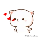 ❤️ emoji 蜜桃貓1 @fathousechun Telegram sticker 5 of 24