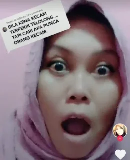 Sticker from makcik mila atututu gemes' (alen punya kak)