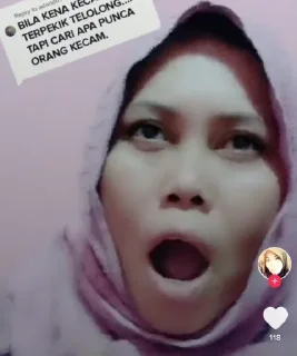 Sticker from makcik mila atututu gemes' (alen punya kak)
