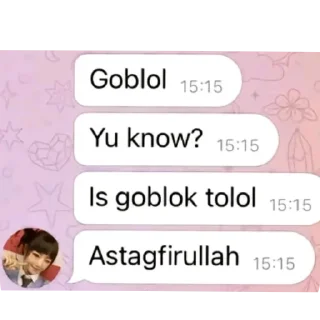 Sticker from yg baca monyet