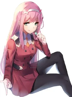 Sticker from Zero two