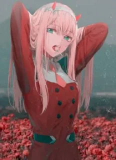 Sticker from Zero two