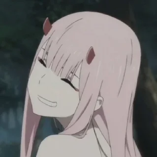 Sticker from zero two