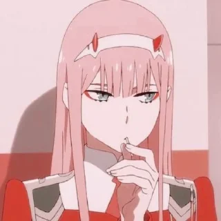 🐀 emoji zero two Telegram sticker 6 of 50