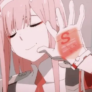 🐀 emoji zero two Telegram sticker 7 of 50