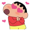 Sticker from Crayon Shin-chan @stickerscar