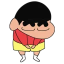 Sticker from Crayon Shin-chan @stickerscar