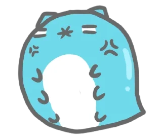 💢 emoji 咖波 靜態 - Classic&奶泡貓 @Capoo_Stickers Telegram sticker 6 of 120
