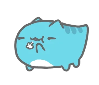 😏 emoji 咖波 靜態 - Classic&奶泡貓 @Capoo_Stickers Telegram sticker 14 of 120