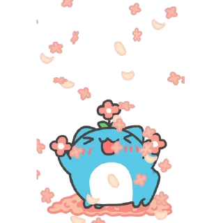 🌸 emoji 咖波 視像④ @Capoo_Stickers Telegram sticker 17 of 42