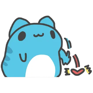 💔 emoji 咖波 視像⑤ @Capoo_Stickers Telegram sticker 5 of 48