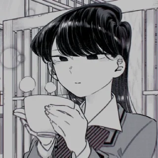💭 emoji komi Shouko | @nanostickers Telegram sticker 8 of 41