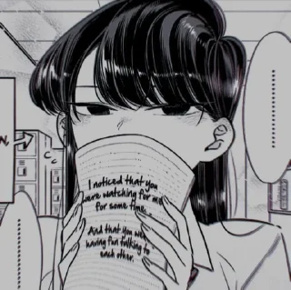 💭 emoji komi Shouko | @nanostickers Telegram sticker 11 of 41