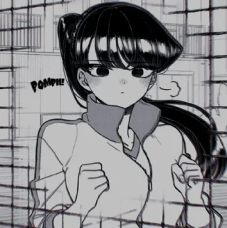 💭 emoji komi Shouko | @nanostickers Telegram sticker 7 of 41