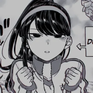 💭 emoji komi Shouko | @nanostickers Telegram sticker 17 of 41