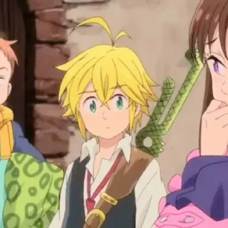 🧽 emoji Meliodas @URKAWAIIWAIFU Telegram sticker 22 of 34