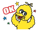 👌 emoji Sesame Street Telegram sticker 3 of 87