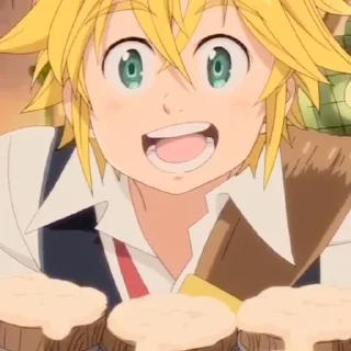 🧽 emoji Meliodas @URKAWAIIWAIFU Telegram sticker 24 of 34