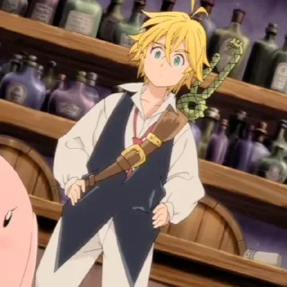 🧽 emoji Meliodas @URKAWAIIWAIFU Telegram sticker 9 of 34