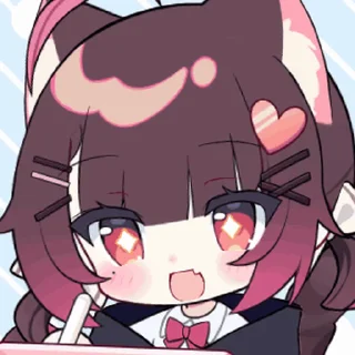 ⭐ emoji 猫耳娘 @Largewarehouse Telegram sticker 18 of 45