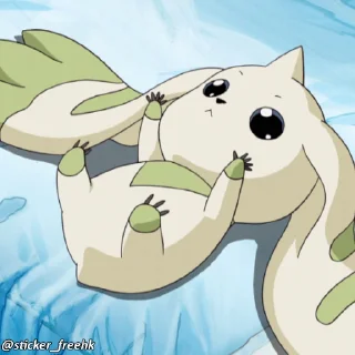 😌 emoji @sticker_freehk 大耳獸 テリアモン Terriermon Telegram sticker 12 of 120