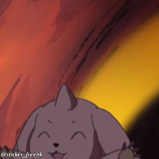 😄 emoji @sticker_freehk 大耳獸 テリアモン Terriermon Telegram sticker 23 of 120