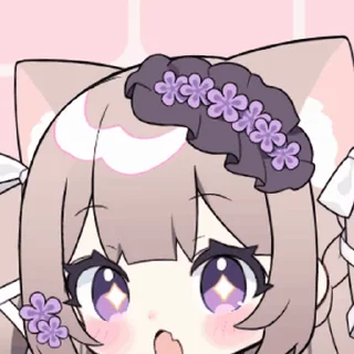 ⭐ emoji 猫耳娘 @Largewarehouse Telegram sticker 19 of 45