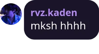 Sticker from kaden kasep
