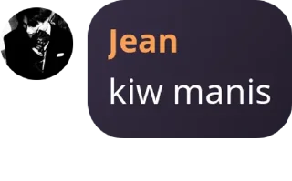 Sticker from jean kasep
