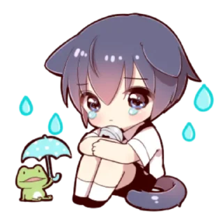 Sticker from Little Cat Boy ; @Leefanogavin