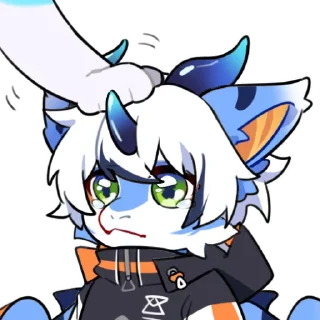 😔 emoji 冻牙的日常 Telegram sticker 7 of 16