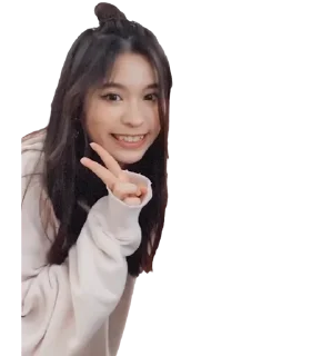 ✌ emoji 牙妹 Telegram sticker 15 of 120