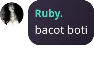 Sticker from ruby