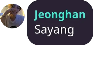 Sticker from Jeonghan