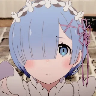 🫐 emoji Rem @Rand0msticker Telegram sticker 11 of 31