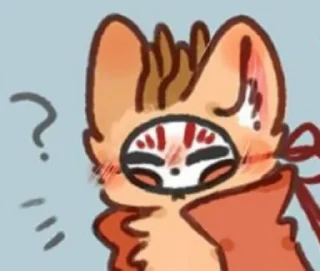 🤨 emoji 有兽焉啦啦啦(*´I`*) Telegram sticker 15 of 120