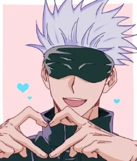 Sticker from Gojo Satoru @sticker_anime_boy