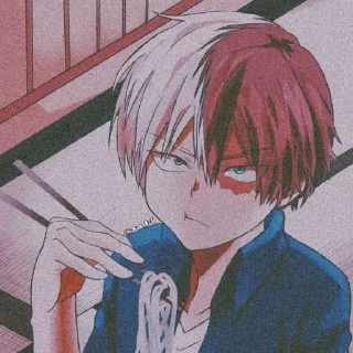 ❣ emoji Todoroki @Sticker_anime_boy Telegram sticker 11 of 11