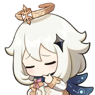 🤔 emoji 可爱派蒙～ @pmxxl Telegram sticker 24 of 63