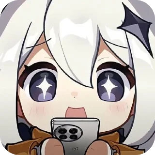 🤩 emoji 派蒙酱☆ @pmmur Telegram sticker 11 of 109