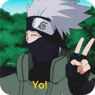 🎲 emoji Kakashi Telegram sticker 4 of 120