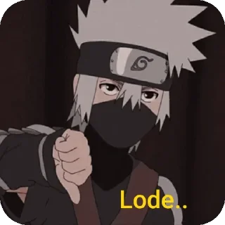 🎲 emoji Kakashi Telegram sticker 16 of 120