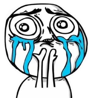 😭 emoji Troll Face Telegram sticker 12 of 120