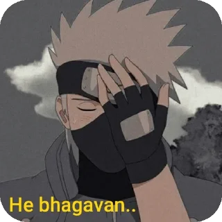 🎲 emoji Kakashi Telegram sticker 21 of 120